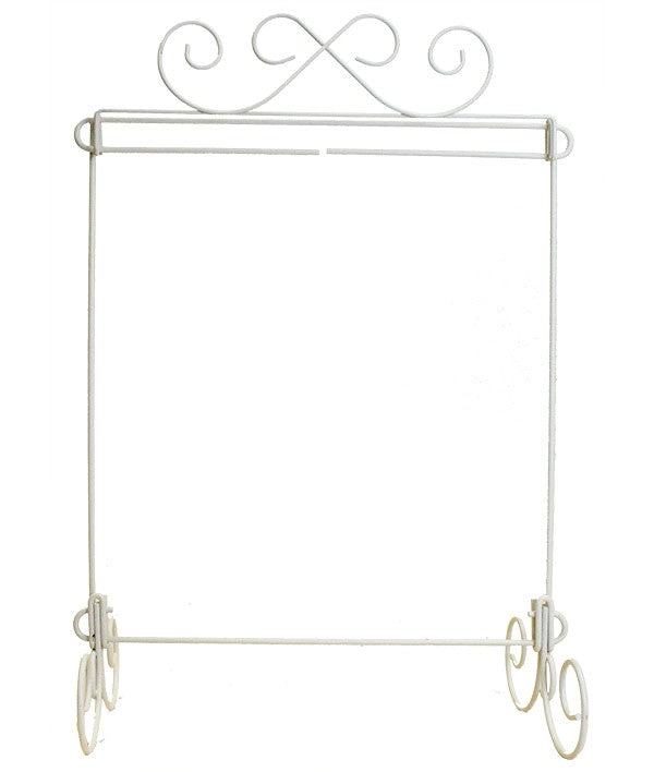 12in x 14in Scroll Single Stand Linen