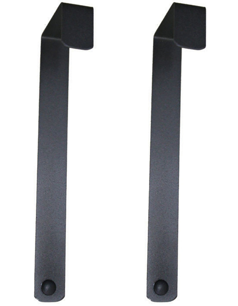 14in Over The Door Holders Charcoal