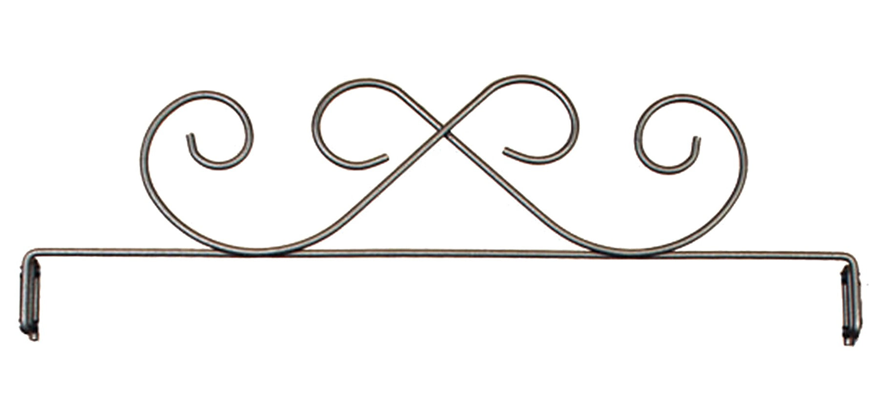 12in Scroll Header Grey