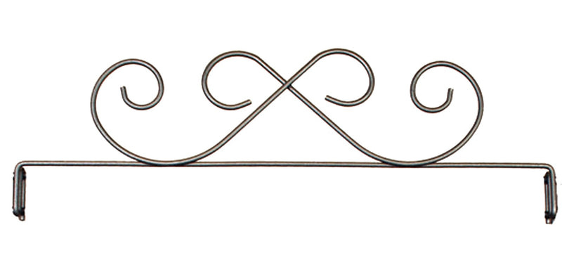 12in Scroll Header Grey