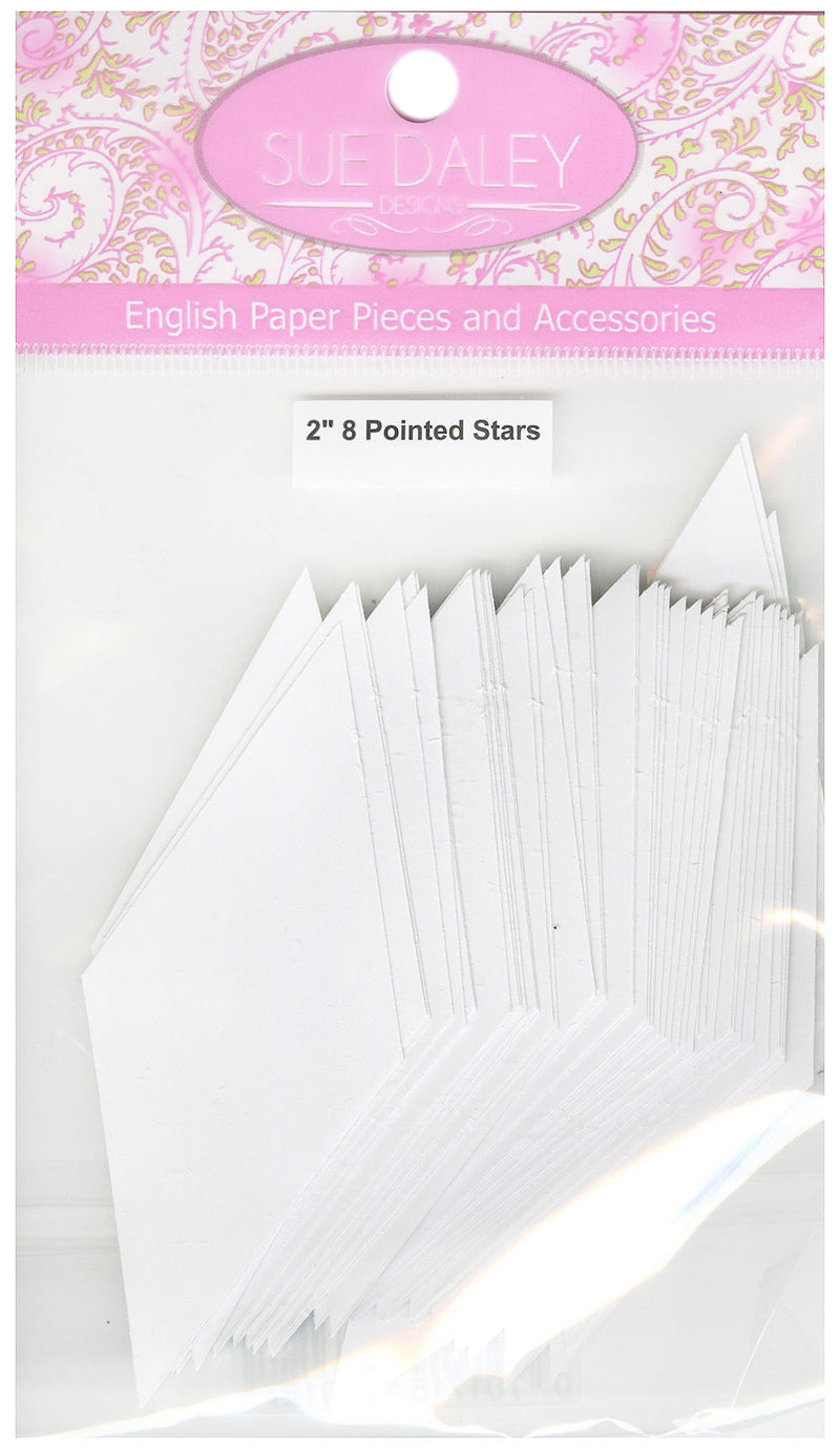 2in 8 Pointed Star Papers (100 pieces per bag)