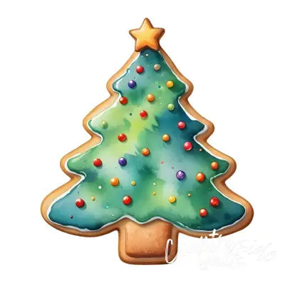 Christmas Element Fabric Panel 2