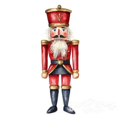 Classic Christmas Nutcrackers Fabric Panel 8