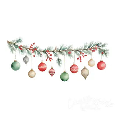 Christmas Element Fabric Panel 7