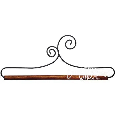 8in Double Scroll Holder With Dowel