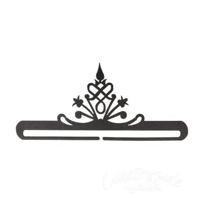 8in Victorian Split Bottom Charcoal