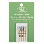 #90/14 Titanium-Coated Topstitch Needles 50-1-90