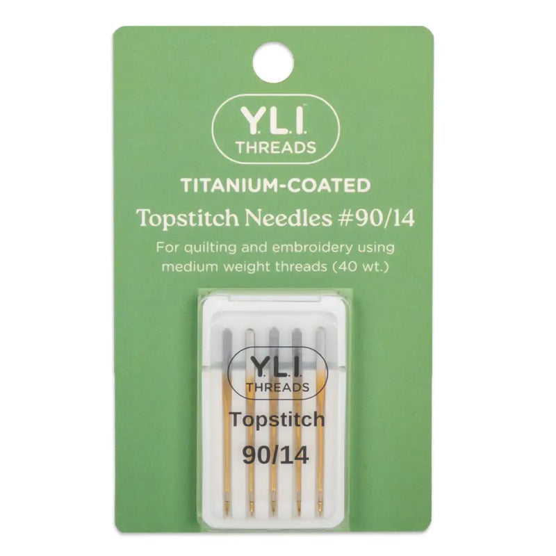 #90/14 Titanium-Coated Topstitch Needles 50-1-90