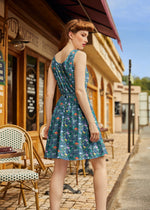 Dino Shorter Length Fit & Flare Dress
