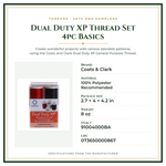 Product Specifications – Dual Duty XP Thread Set 4pc Basics