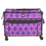Tutto Sewing Machine Case On Wheels 2X Large 28in Pink Diamond