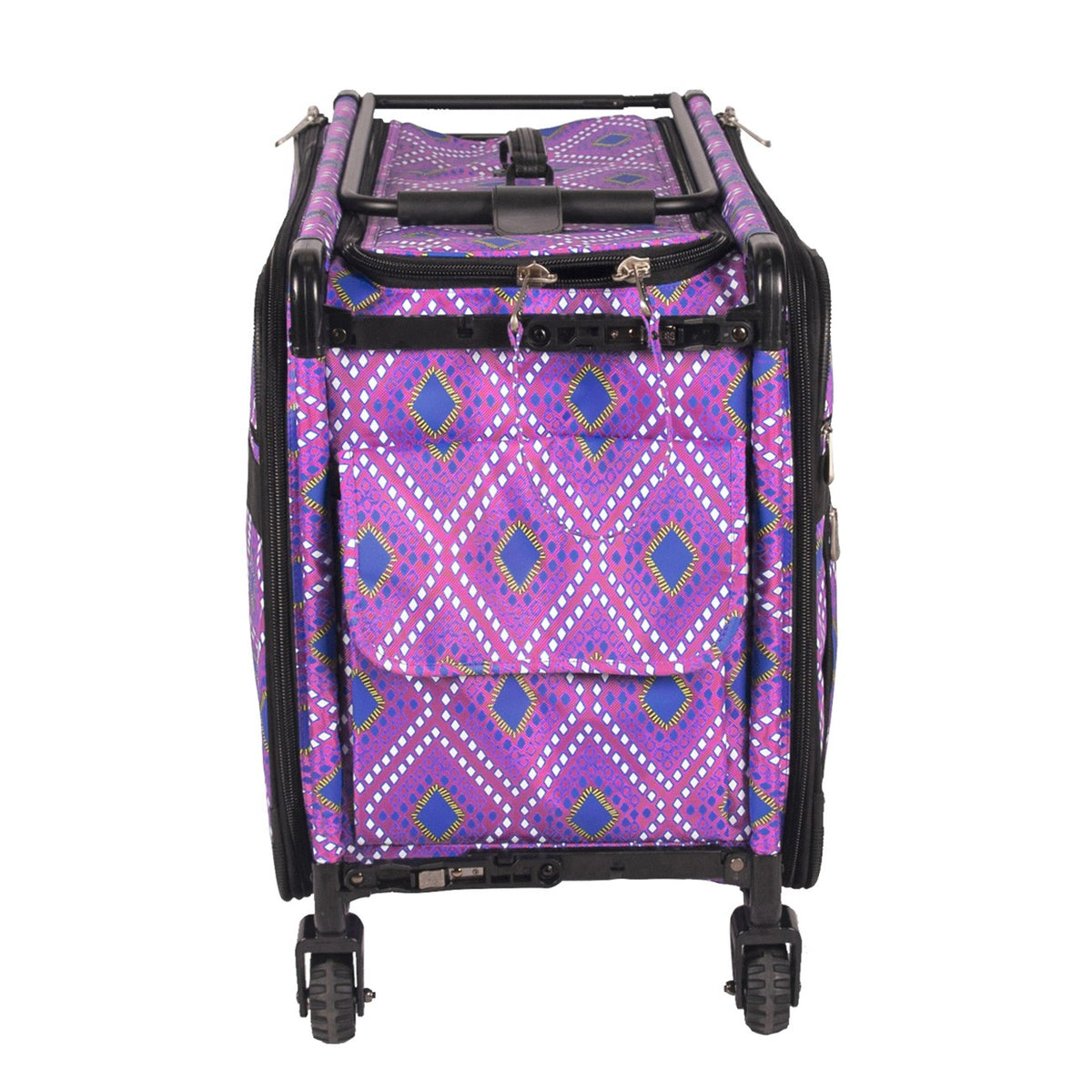Tutto Sewing Machine Case On Wheels 2X Large 28in Pink Diamond