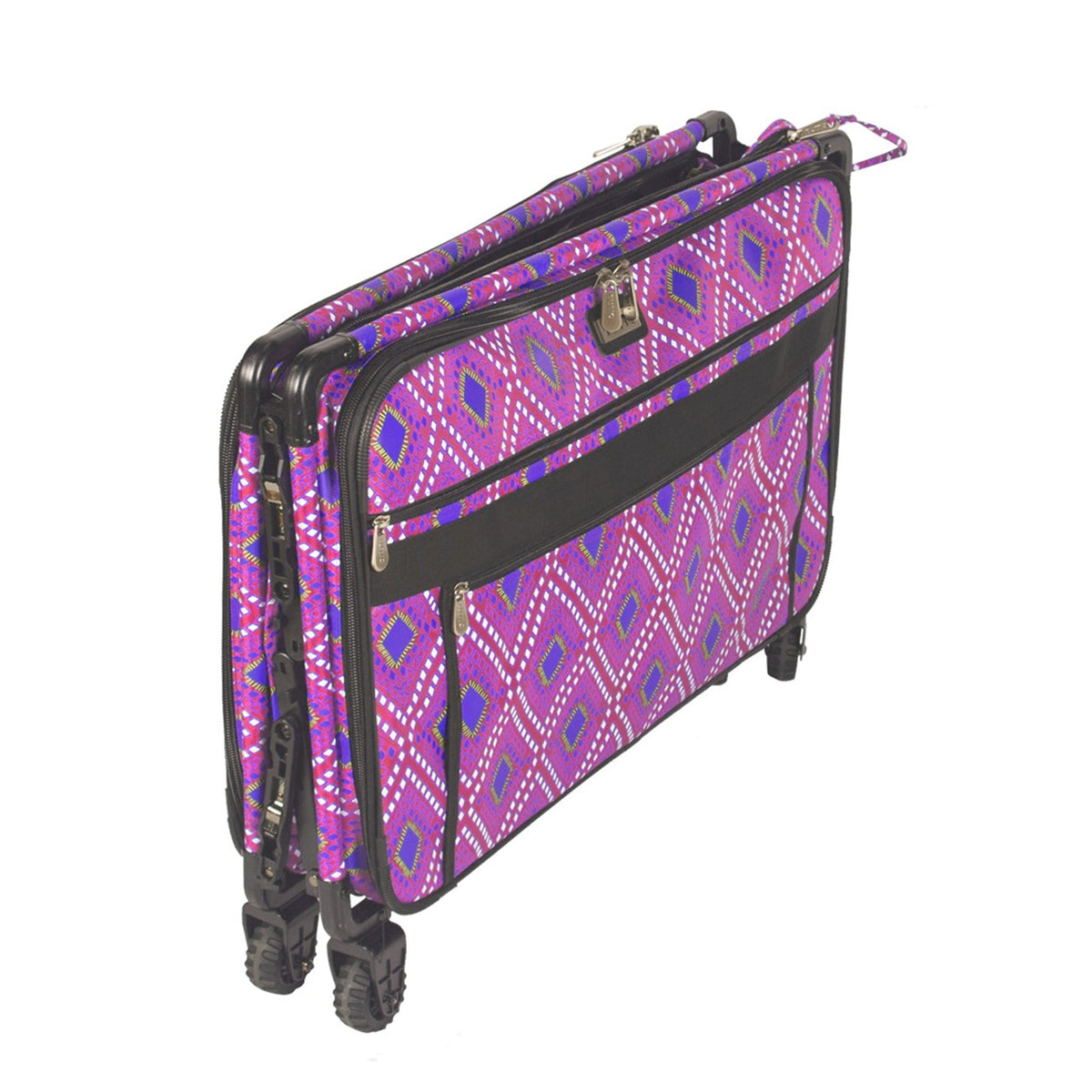 Tutto Sewing Machine Case On Wheels 2X Large 28in Pink Diamond