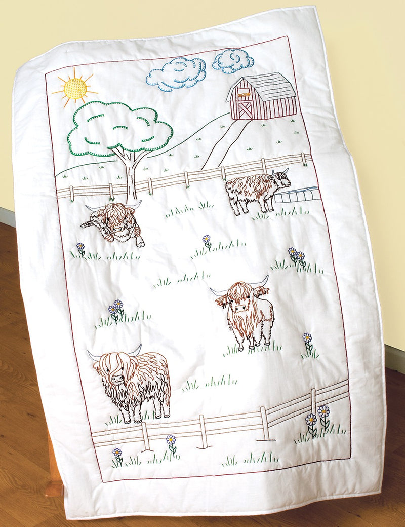 Highland Cows Lap Quilt