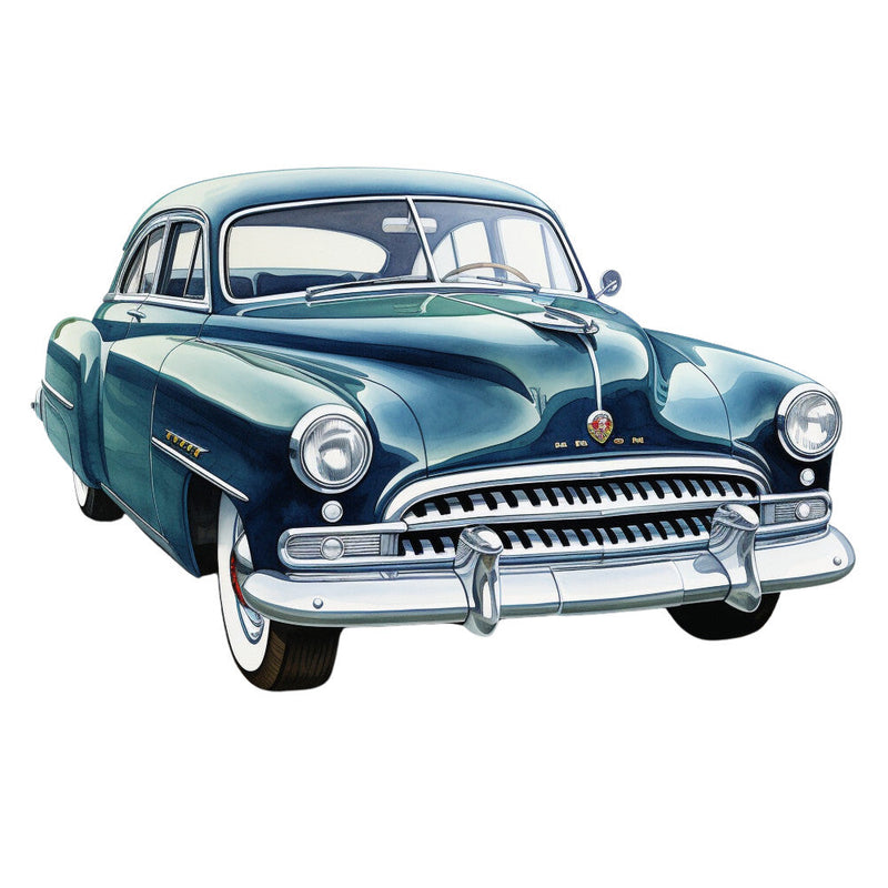 Vintage Cars Fabric Panel 19