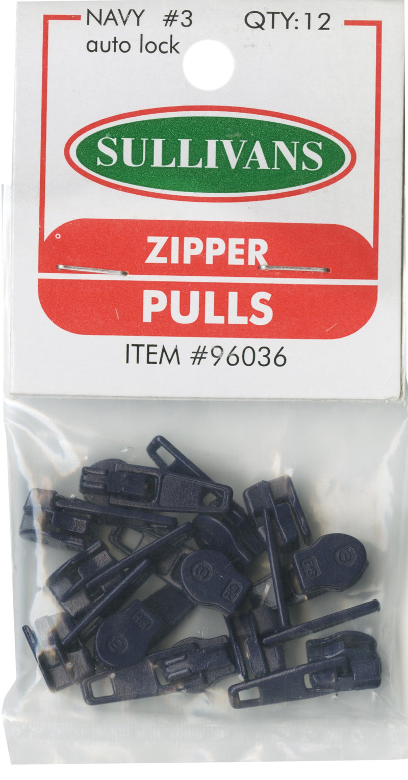 Make-A-Zipper Pulls Navy
