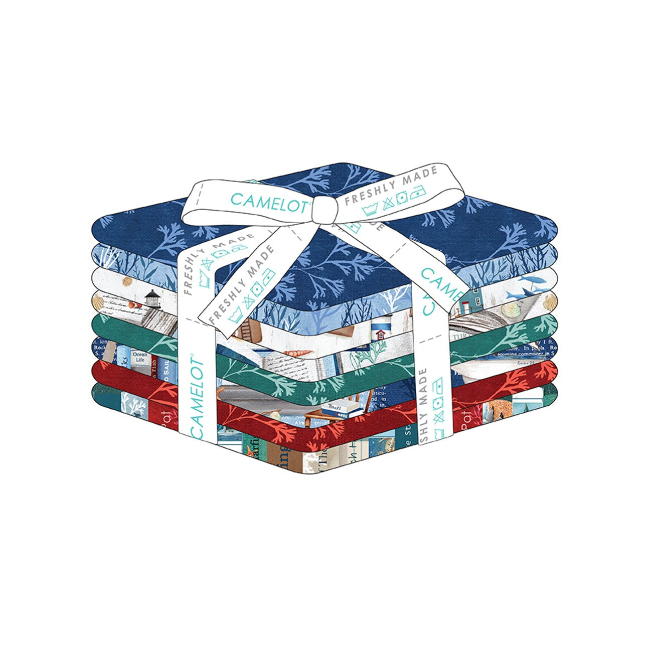 Fat Quarter Beach Reads, 8pcs/bundle