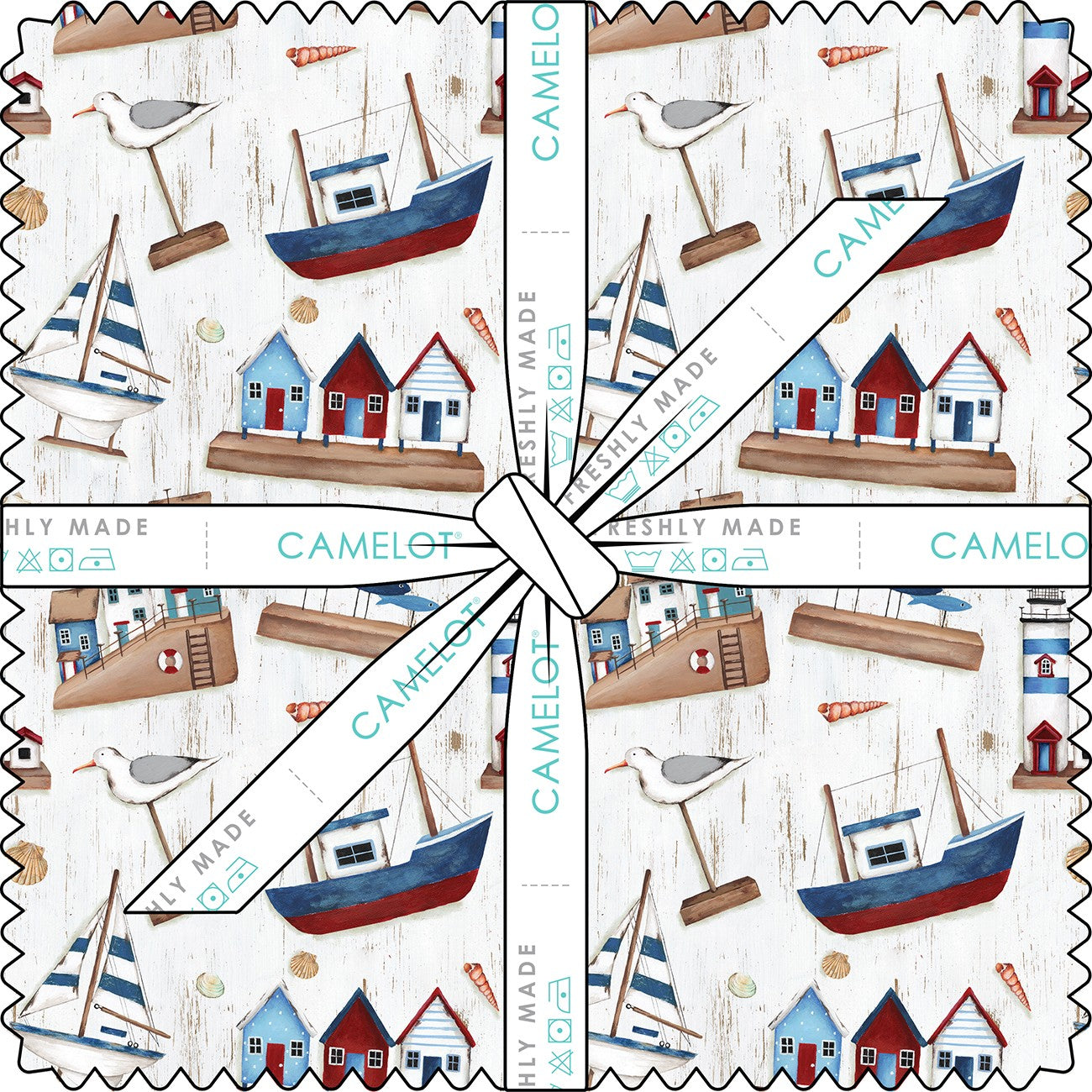 10in Squares Beach Reads, 42pcs/bundle
