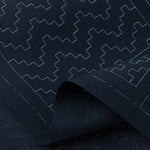 Cosmo Sashiko 100% Cotton Pre-printed Precut Set For Coasters - Single Navy