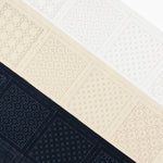 Cosmo Sashiko 100% Cotton Pre-printed Precut Set For Coasters - Single Navy
