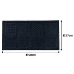 Cosmo Sashiko 100% Cotton Pre-printed Precut Set For Coasters - Single Navy