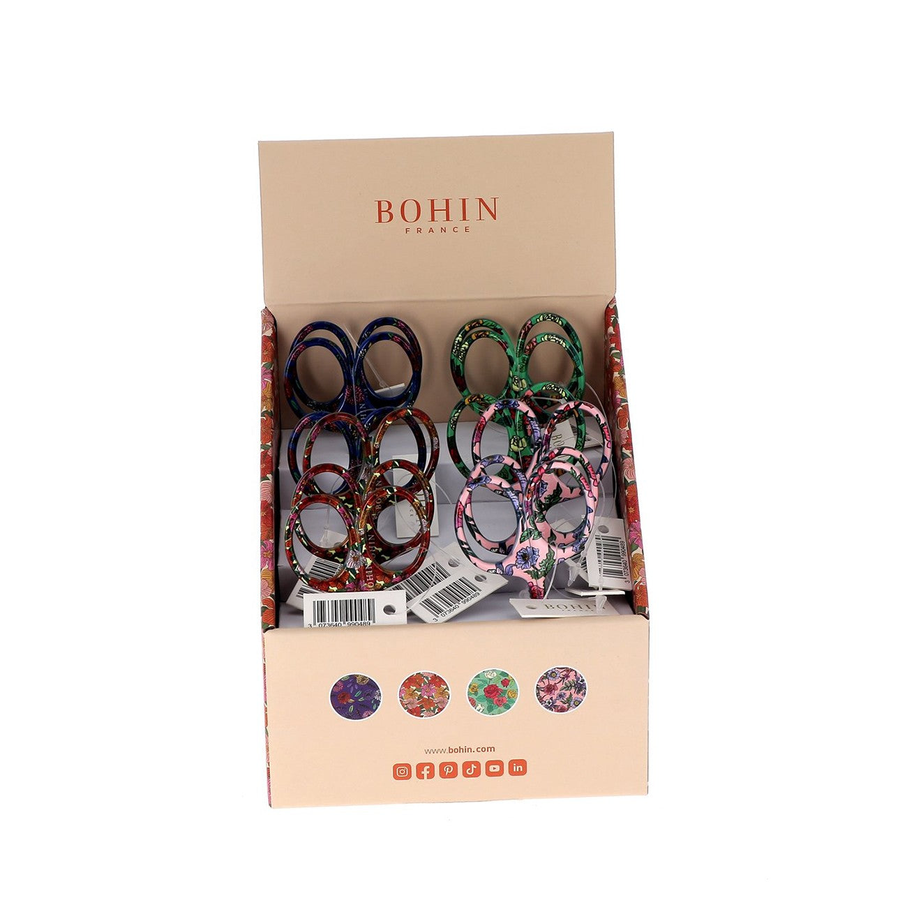 Scissors Fancy "Blossom" Designs Disp.X12