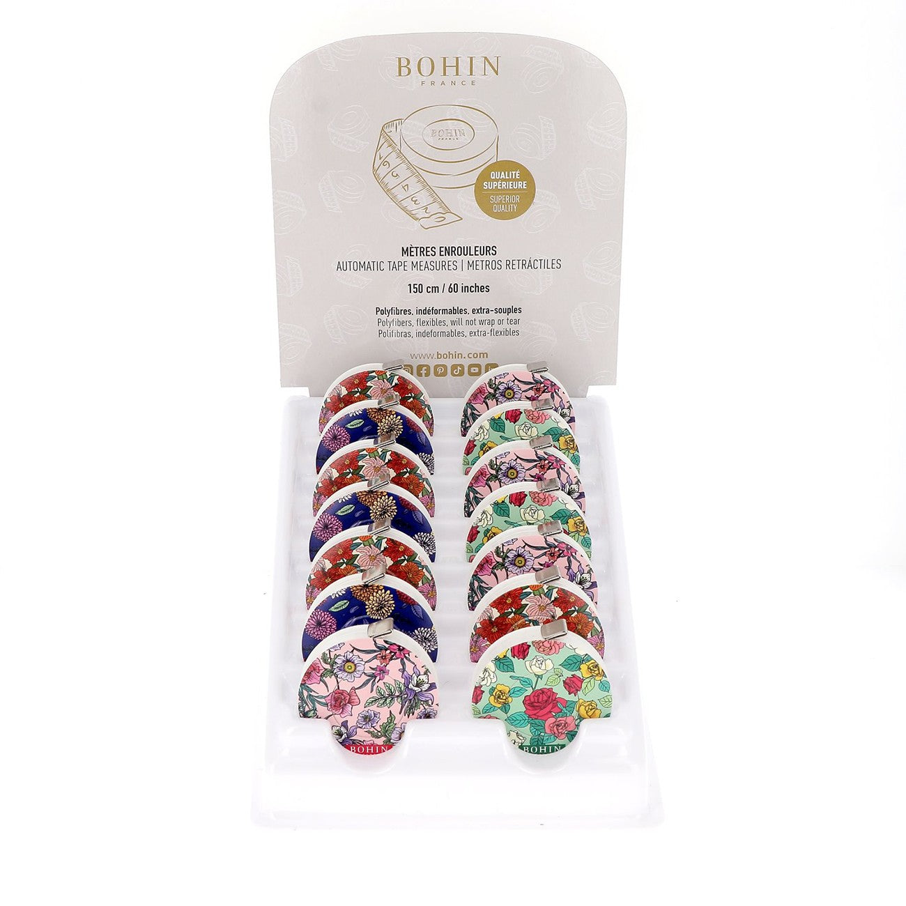 Tape Measure "Blossom" Designs - Disp.X14