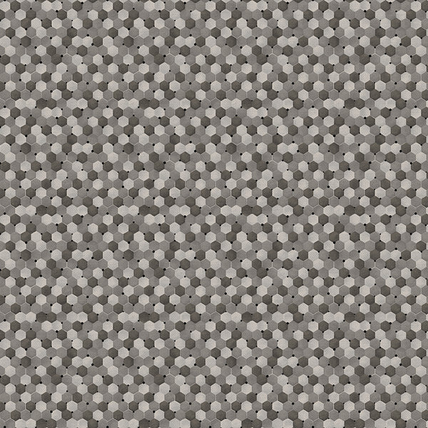 Tonal Honeycomb - Grey