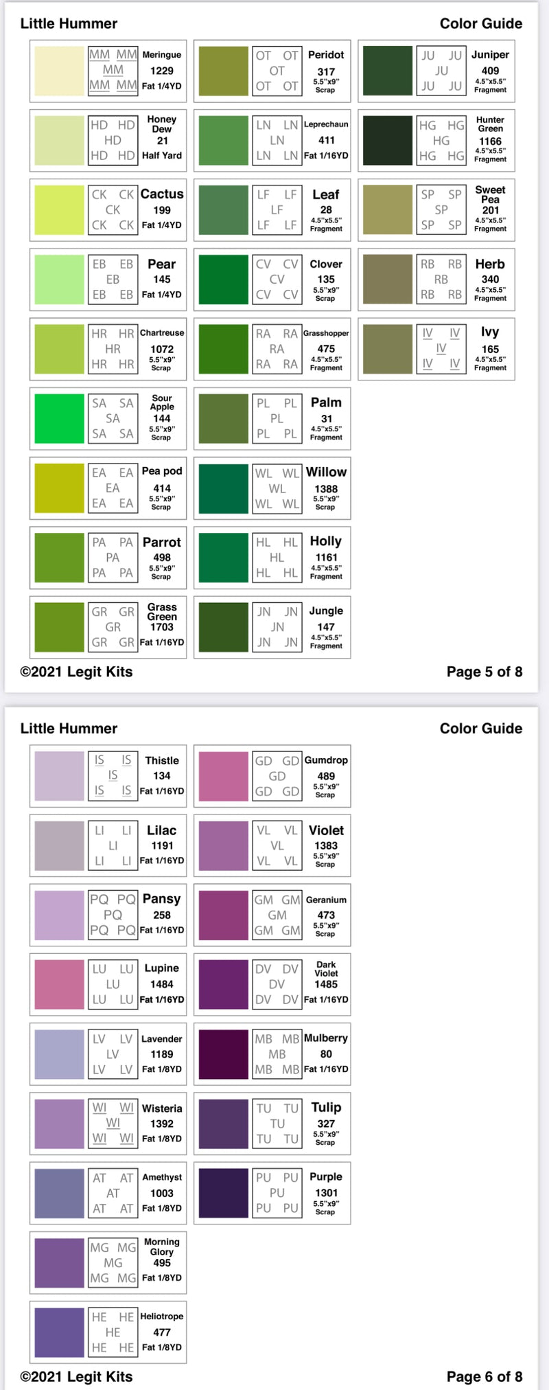 Little Hummer Pattern