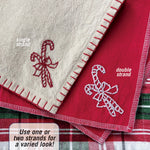 Believe Collection - Jolly Santa Stick N Stitch Embroidery