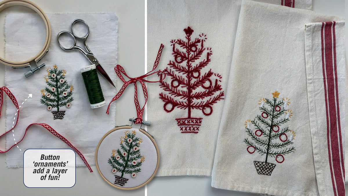 Jingle Collection - Jolly Santa Stick N Stitch Embroidery