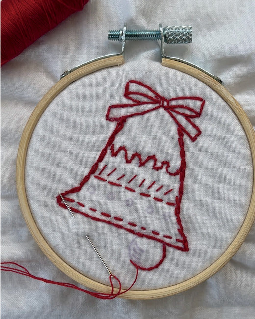 Jingle Collection - Jolly Santa Stick N Stitch Embroidery