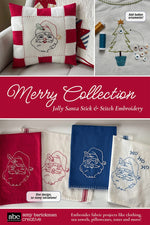 Merry Collection - Jolly Santa Stick N Stitch Embroidery