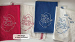 Merry Collection - Jolly Santa Stick N Stitch Embroidery