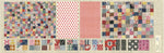 Treasured Threadz® Quilt Block Panel - Postage Stamp Retro