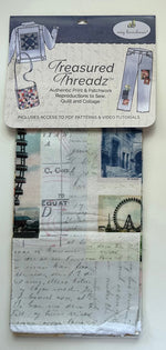 Treasured Threadz® Collage Fabric Panel - Around the World