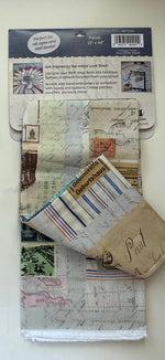 Treasured Threadz® Collage Fabric Panel - Around the World