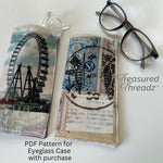 Treasured Threadz® Collage Fabric Panel - Around the World