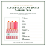 Product Specifications – Color Builder 50wt 3pc Set Sardinia Pink