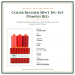 Product Specifications – Color Builder 50wt 3pc Set Pompeii Red