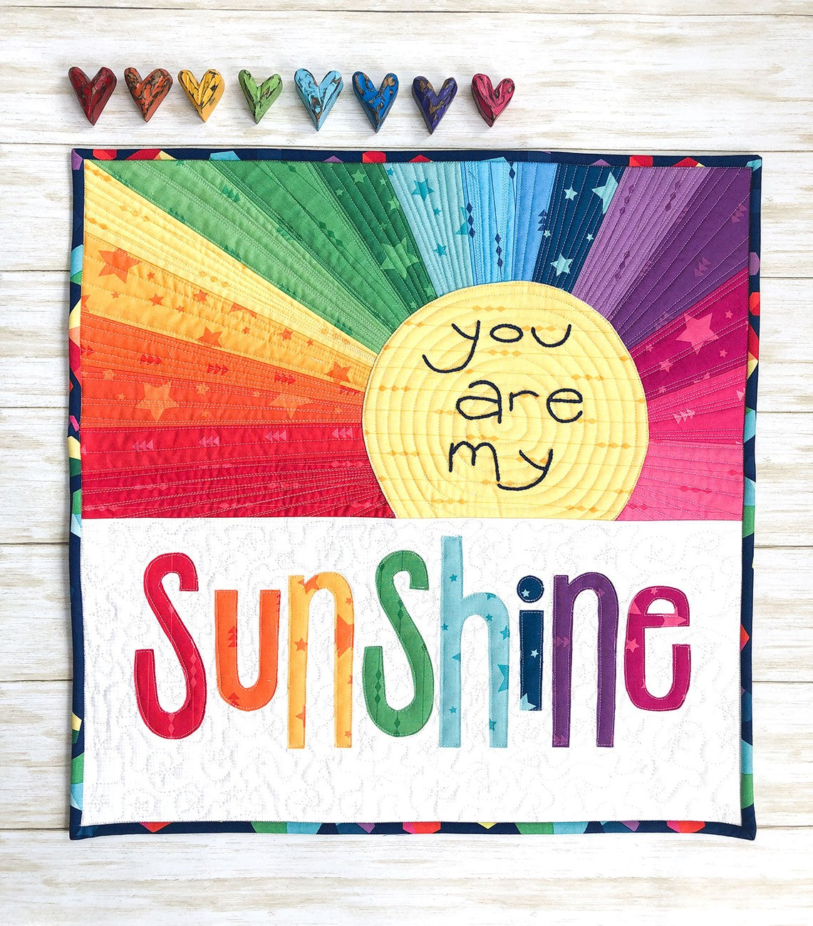 Rainbow Sunshine Pattern