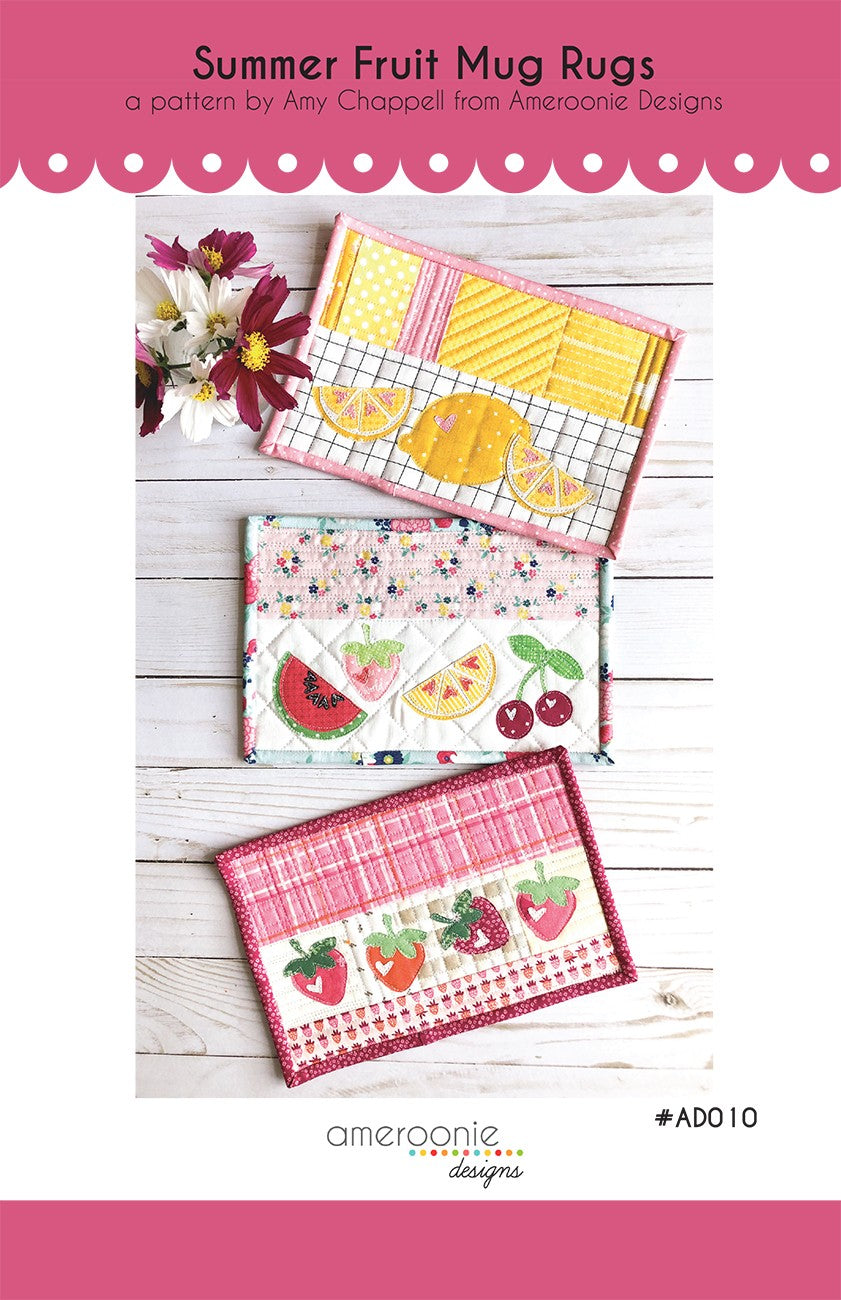 Summer Fruit Mug Rugs