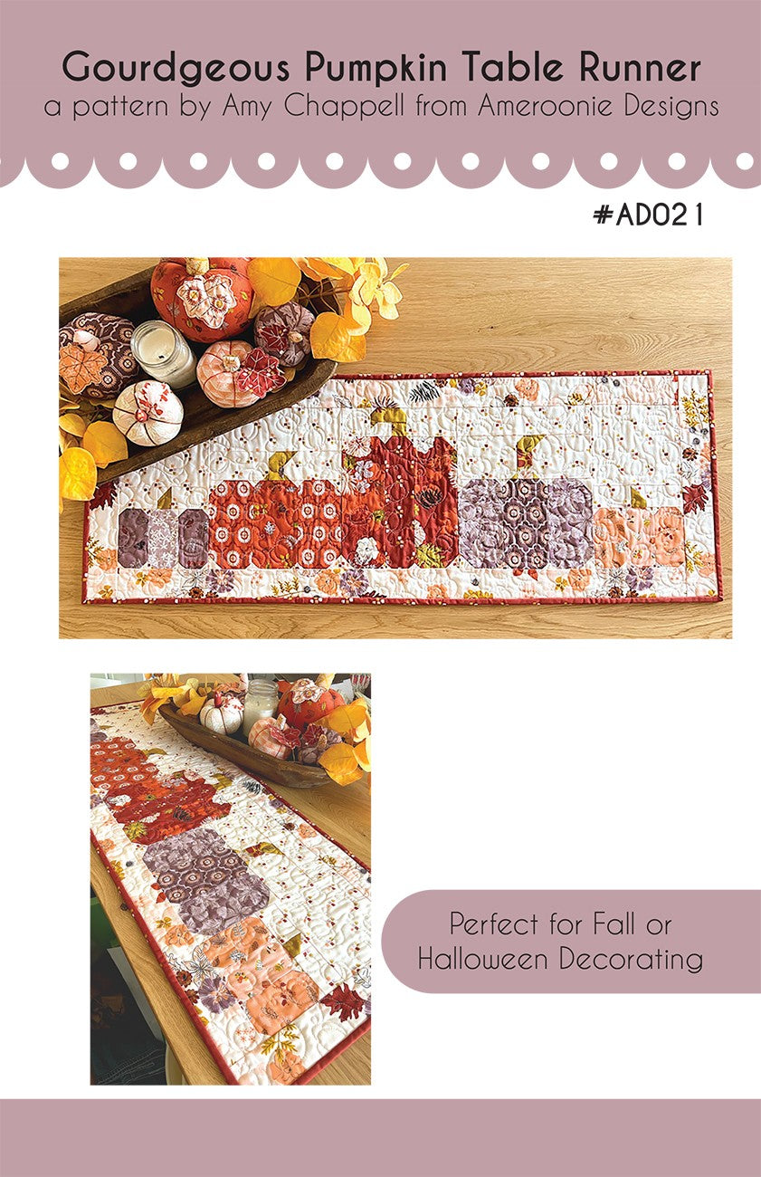 Gourdgeous Pumpkin Table Runner