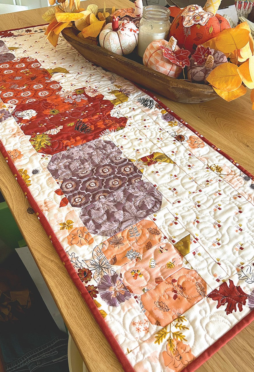 Gourdgeous Pumpkin Table Runner