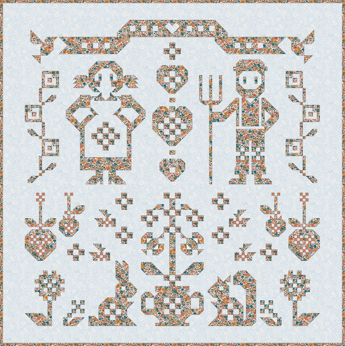 9-Patch Garden Quilt