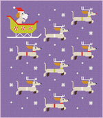 Dachshund through the Snow Quilt Pattern