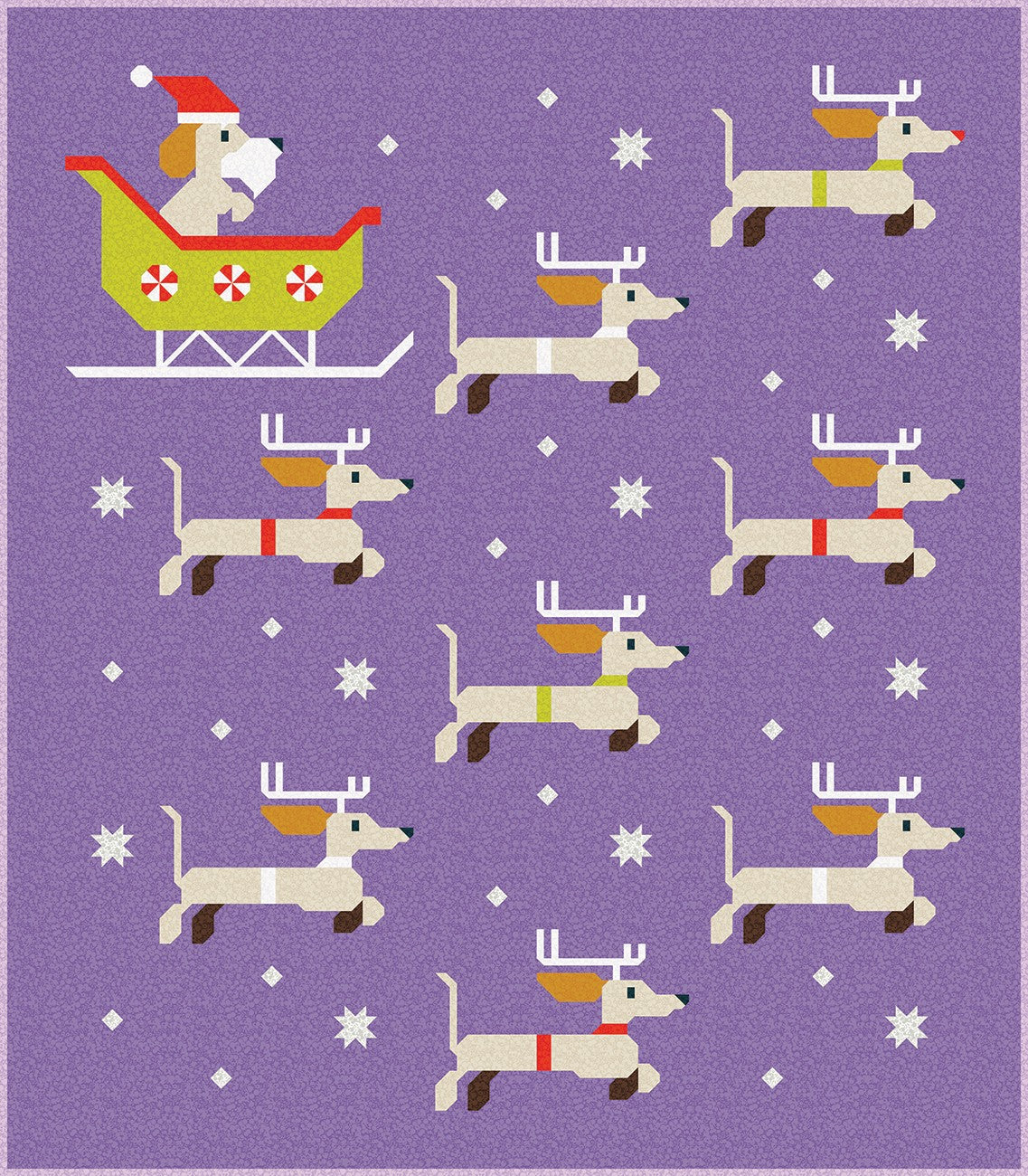 Dachshund through the Snow Quilt Pattern