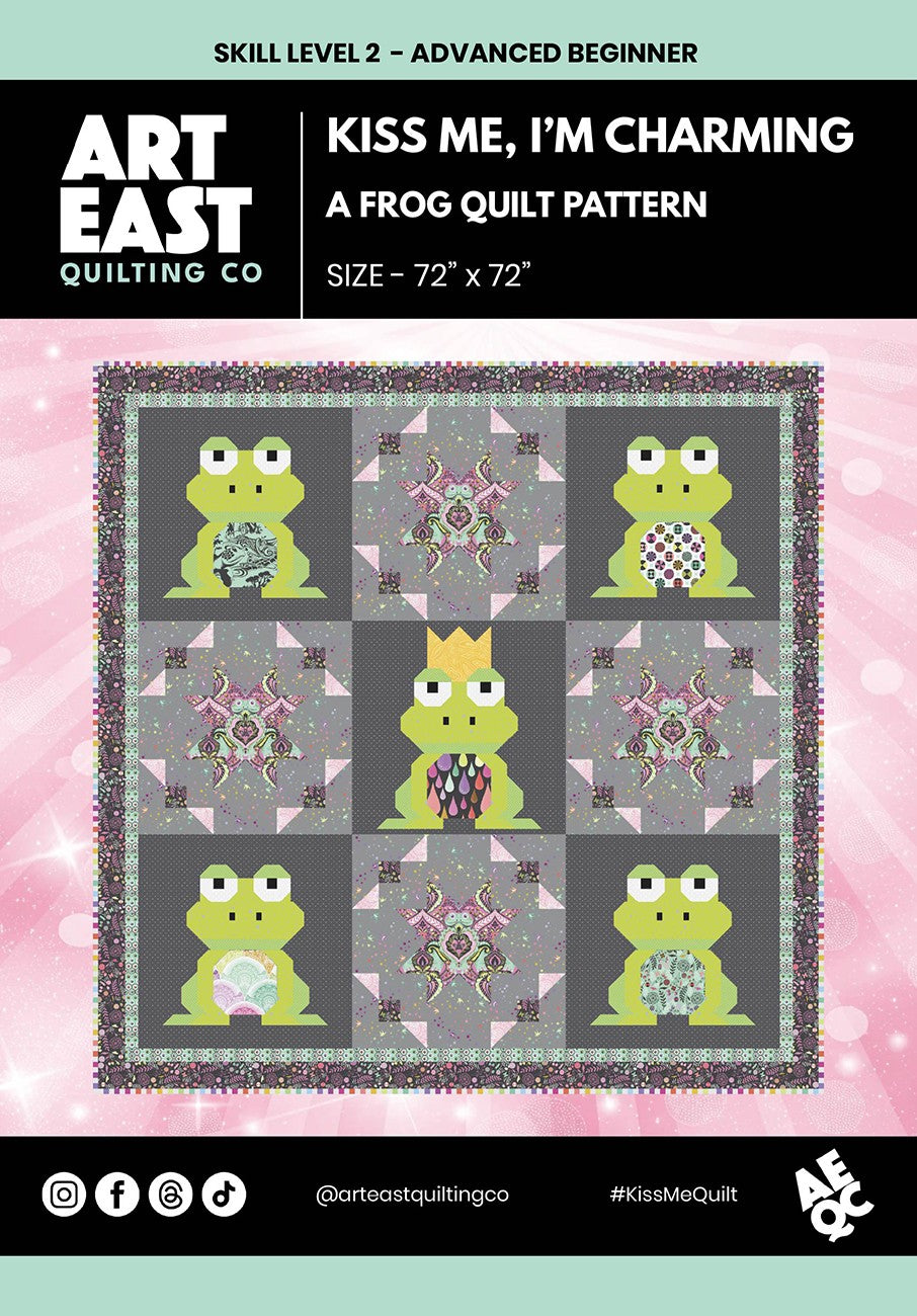 Kiss Me, I'm Charming! Quilt Pattern
