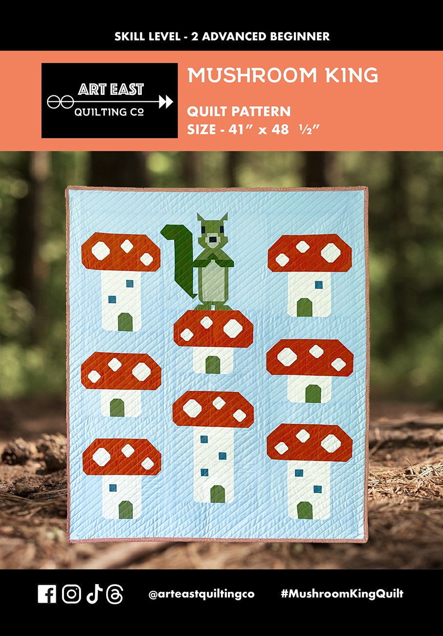 Mushroom King Quilt Pattern