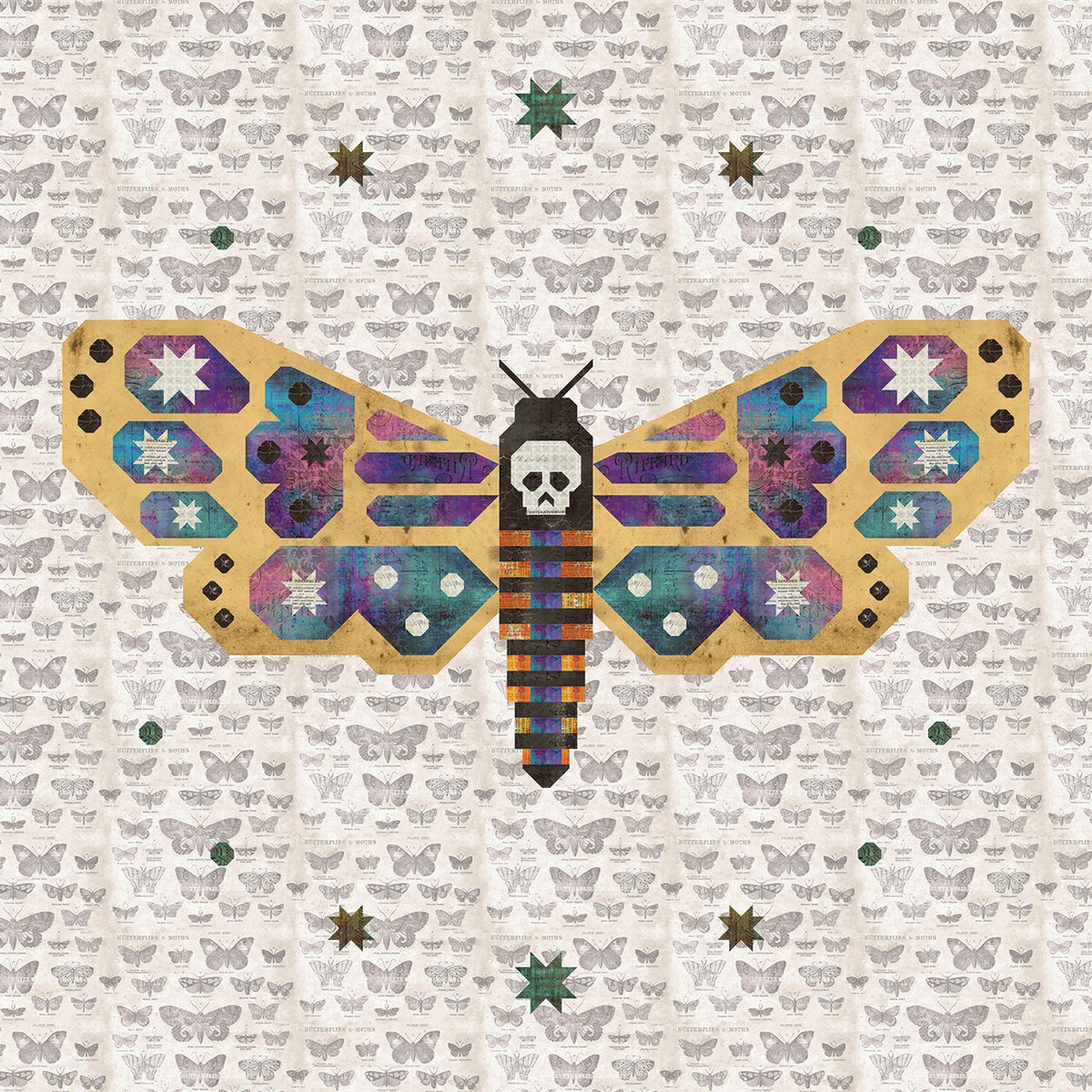 Night Flutter A Moth Quilt Pattern